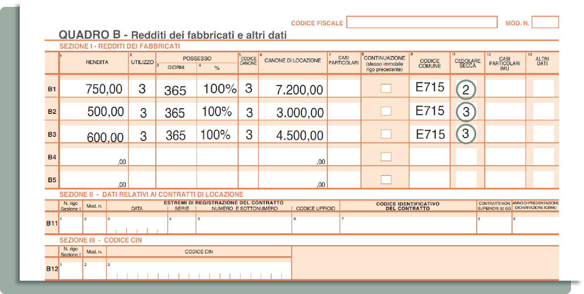 come compilare il 730 - facsimile